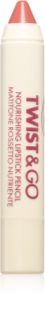 puroBIO Cosmetics Twist&Go vyživujúci rúž v ceruzke odtieň Peach Nude 2.9 g