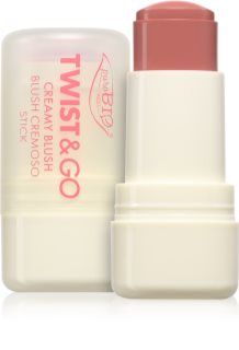 puroBIO Cosmetics Twist&Go cream blush in a stick shade 03 Macaron 5 g