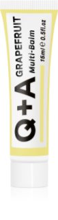 Q+A Grapefruit balsam wielofunkcyjny do ust 15 ml