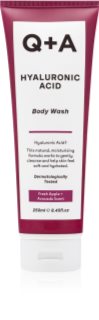 Q+A Hyaluronic Acid gel douche hydratant à l'acide hyaluronique parfums Fresh Apple + Avocado 250 ml