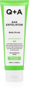Q+A AHA Exfoliator peeling do ciała z AHA 250 ml
