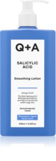 Q+A Salicylic Acid gladilni losjon za telo dišave Watermelon + Agave Nectar 250 ml