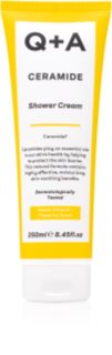 Q+A Ceramide Shower Cream to strengthen the skin barrier fragrance Sweet Almond + Pistachio 250 ml