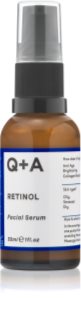 Q+A Retinol wygładzające serum do twarzy z retinolem 0,2% 30 ml