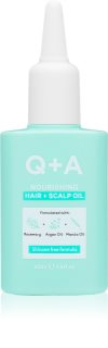 Q+A Nourishing Hair + Scalp Oil huile nourrissante cheveux et cuir chevelu 50 ml