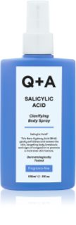 Q+A Salicylic Acid testápoló spray hámlasztó hatással 150 ml