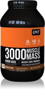 QNT 3000 Muscle Mass Förderung des Muskelwachstums Geschmack Chocolate 1,3 kg
