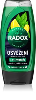 Radox Men Feel Strong shower gel for face, body, and hair 450 ml