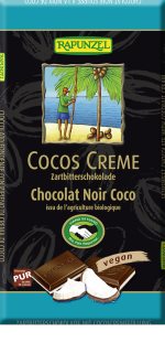 Rapunzel Cocos Creme BIO horká čokoláda s kokosom 100 g