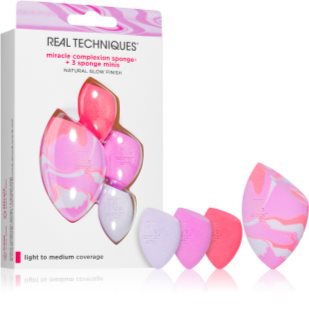 Real Techniques Berry Pop set di spugnette per fondotinta mini