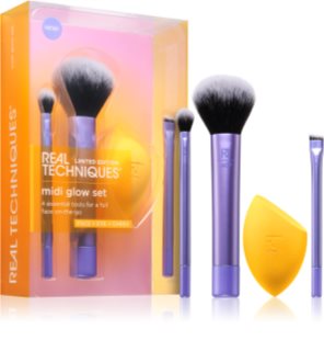Real Techniques Midi Glow Set комплект четки