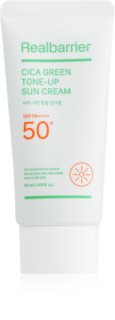 Real Barrier Cica Green Tone-Up Sun Cream intensive beruhigende und schützende Creme SPF 50+ 50 ml
