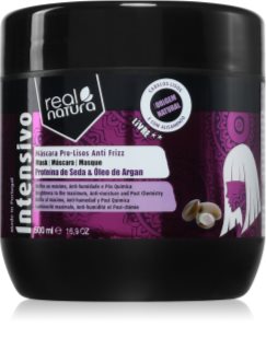 Real Natura Pro - Lisos Anti Frizz Hårmask För att behandla krull 500 ml
