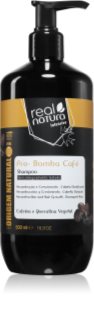 Real Natura Pro - Bomba Café shampoing pour cheveux secs 500 ml