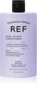 REF Cool Silver Conditioner après-shampoing hydratant qui neutralise les tons jaunes 245 ml