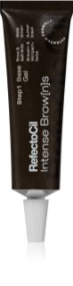 RefectoCil Intense Brow[n]s Base Gel farba na obočie a mihalnice s gélovou textúrou odtieň Deep Brown 15 ml