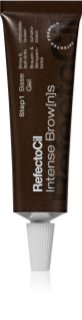 RefectoCil Intense Brow[n]s Base Gel farba na obočie a mihalnice s gélovou textúrou odtieň Chocolate Brown 15 ml