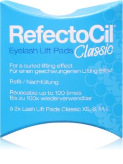 RefectoCil Eyelash Lift Pads Classic patch riutilizzabili per gli occhi per il lifting e la laminazione delle ciglia 100 pz