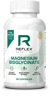 Reflex Nutrition Magnesium Bisglycinate kapsle pro správné fungování organismu a normální stav zubů 90 cps