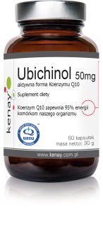 Kenay Ubichinol 50mg - Koenzym Q10 kapsułki z koenzymem Q10 60 caps.