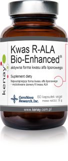 Kenay Kwas R-ALA Bio-Enhanced kapsułki dla utrzymania witalności i sprawności poznawczej 60 caps.
