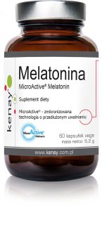 Kenay Melatonin MicroActive® kapsułki na poprawę snu i regeneracji 60 caps.
