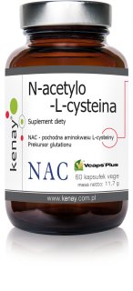 Kenay N-acetylo-L-cysteina NAC 150mg kapsułki dla detoksykacji organizmu 60 caps.