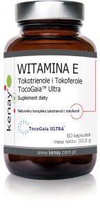 Kenay Witamina E Tokotrienole i Tokoferole TocoGaia™ Ultra kapsułki do ochrony komórek przed stresem oksydacyjnym 60 caps.