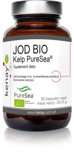 Kenay JOD BIO Kelp PureSea® kapsułki na prawidłową czynność tarczycy 60 caps.