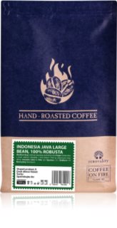 Renovality Coffee on fire Indonesia Java Large Bean, 100% Robusta pražená zrnková káva