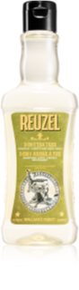 Reuzel Tea Tree 3 en 1 : shampoing, après-shampoing et gel douche pour homme