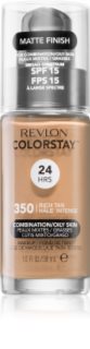 Revlon Cosmetics ColorStay™ tartós matt alapozó kombinált és zsíros bőrre árnyalat 350 Rich Tan 30 ml