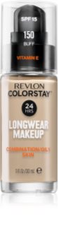 Revlon Cosmetics ColorStay™ SPF 15 Langtidsholdbar matterende foundation til fedtet og kombineret hud Skygge 150 Buff 30 ml