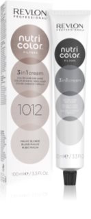 Revlon Professional Nutri Color Filters Metal-Ice Nærende toningsmaske til professionel brug 100 ml