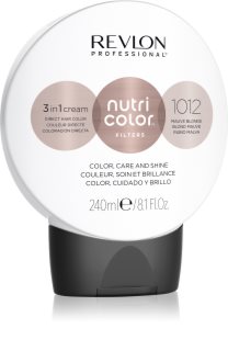 Revlon Professional Nutri Color Filters Metal-Ice nährende Tönungs-Maske nur für professionellen Gebrauch 240 ml
