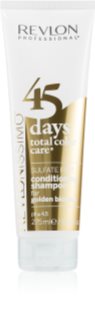 Revlon Professional Revlonissimo Color Care sampon és kondicionáló 2 az 1-ben szőkésbarna tónusokra szulfátmentes 275 ml