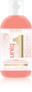 Revlon Professional UniqOne All in One Curls Shampoo champú para cabello ondulado y rizado 230 ml