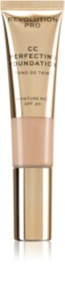 Revolution PRO CC Perfecting maquillaje hidratante con efecto alisante SPF 30 tono F1 26 ml