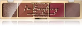 Revolution PRO Glam paletă cu farduri de ochi culoare I'm Everything Burnt Nude 5,5 g