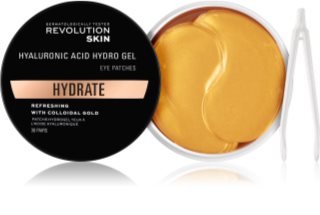 Revolution Skincare Gold Hydrogel hydrogeelinaamio silmänympärysiholle sisältää kultaa 60 kpl
