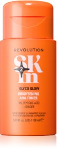 Revolution Skincare Be Bright Glow 5% Glycolic Acid Brightening AHA Toner Clarifying Toner 150 ml