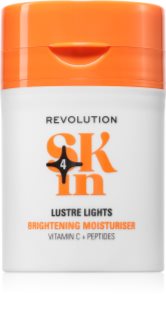 Revolution Skincare Be Bright Lustre Lights crème illuminatrice avec des peptides 50 ml