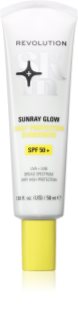 Revolution Skincare Sunray Glow Daily Protection opaľovací krém na tvár pre rozjasnenie pleti SPF 50+ 50 ml