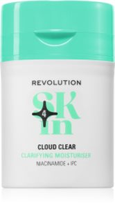 Revolution Skincare Clearly Clarify Cloud Clear gyengéd tápláló és hidratáló nappali krém niacinamiddal 50 ml