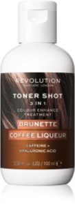 Revolution Haircare Toner Shot Brunette Coffee Liquer mascarilla nutritiva con color 3 en 1 tono Brunette Coffee Liquer 100 ml