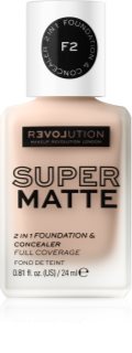 Revolution Relove Super Matte Foundation fond de teint matifiant longue tenue