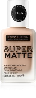 Revolution Relove Super Matte Foundation tartós matt alapozó