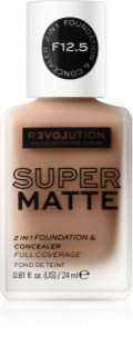 Revolution Relove Super Matte Foundation langanhaltendes mattierendes Make up