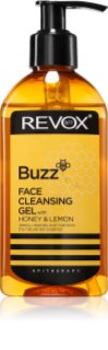 Revox B77 Buzz Face Cleansing Gel Uzmundrinoša attīrošā želeja sejai Lemon & Honey 180 ml