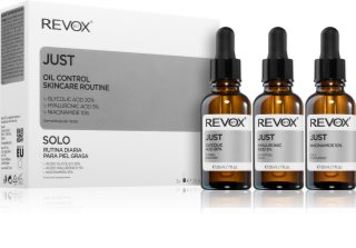 Revox B77 JUST Oil Control Skincare Routine rinkinys riebiai odai
